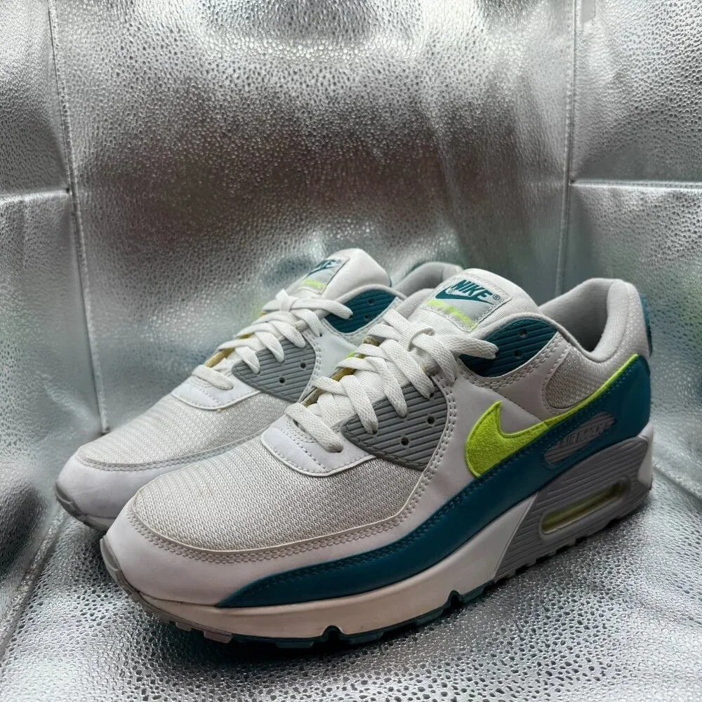 Size 14‎ Nike Air Max III Mens Spruce Hot Lime White Running Shoes CZ2908-100